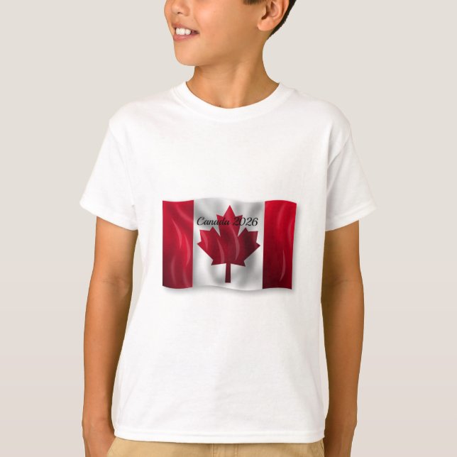 Camiseta Bandeira do Canadá (Frente)