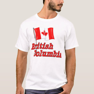 Camiseta Bandeira do Canadá - Colúmbia Britânica