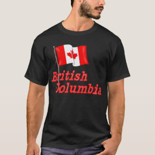 Camiseta Bandeira do Canadá - Colúmbia Britânica