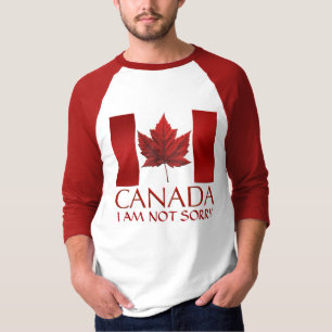 Camiseta Bandeira do Canadá de homens Baseball Jersey Descu