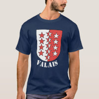 Bandeira do Cantão de Valais, Suiça