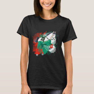Camiseta Bandeira do Cavalo a Caminhar da Bulgária