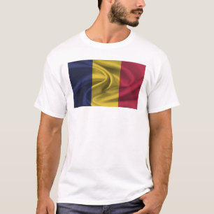 Camiseta Bandeira Do Chade