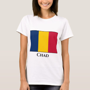 Camiseta Bandeira do Chade