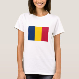 Camiseta Bandeira do Chade