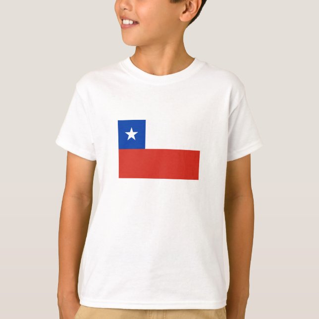 Camiseta Bandeira do Chile (Frente)