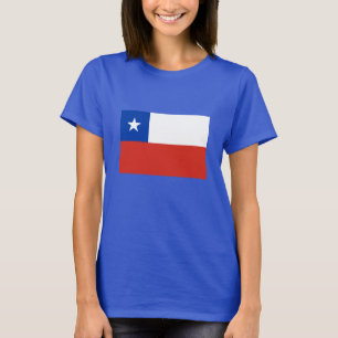 Camiseta Bandeira do Chile