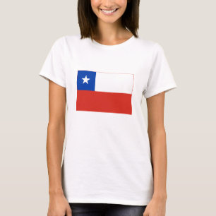 Camiseta Bandeira do Chile