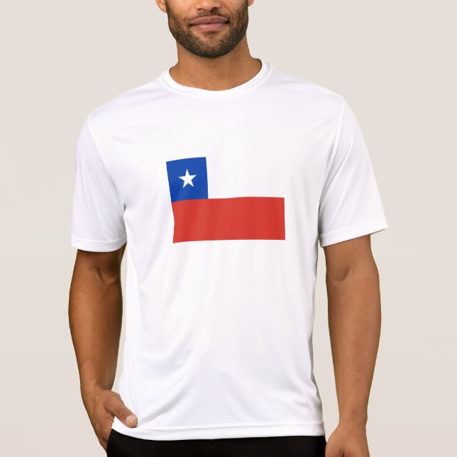 Camiseta Bandeira do Chile (Frente)