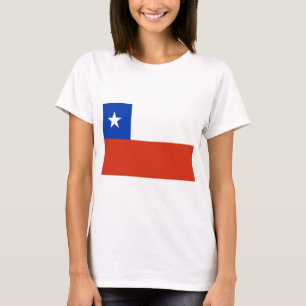 Camiseta Bandeira do Chile