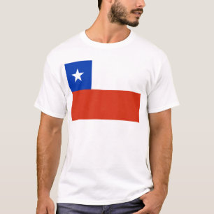Camiseta Bandeira do Chile