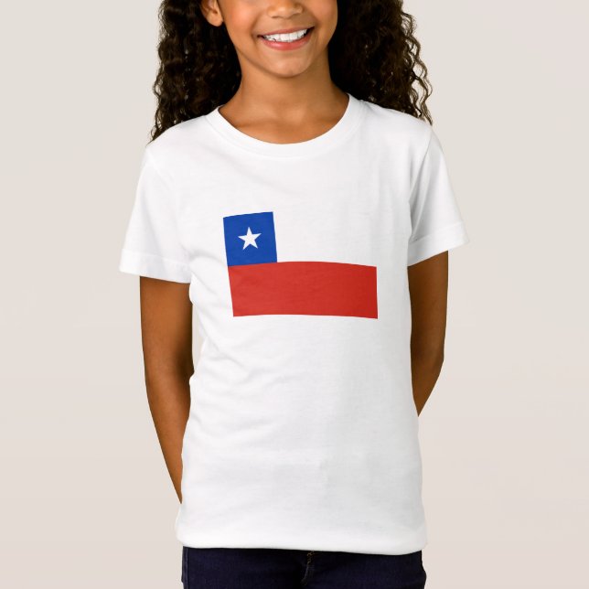Camiseta Bandeira do Chile (Frente)
