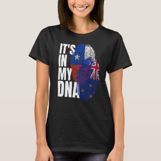 Camiseta Bandeira do Chile e da Nova Zelândia Misturam DNA