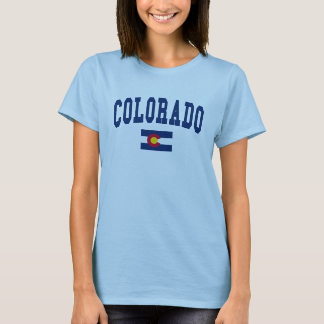 Camiseta Bandeira do Colorado (Frente)