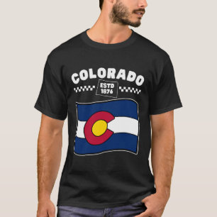Camiseta bandeira do Colorado 1876