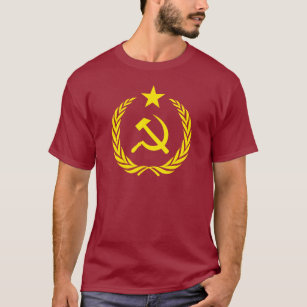 Camiseta Bandeira do comunista da guerra fria do t-shirt