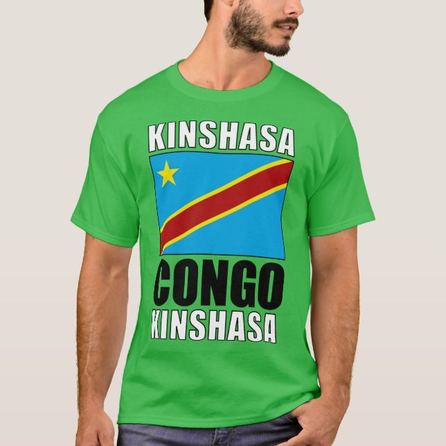 Camiseta Bandeira do Congo (Frente)