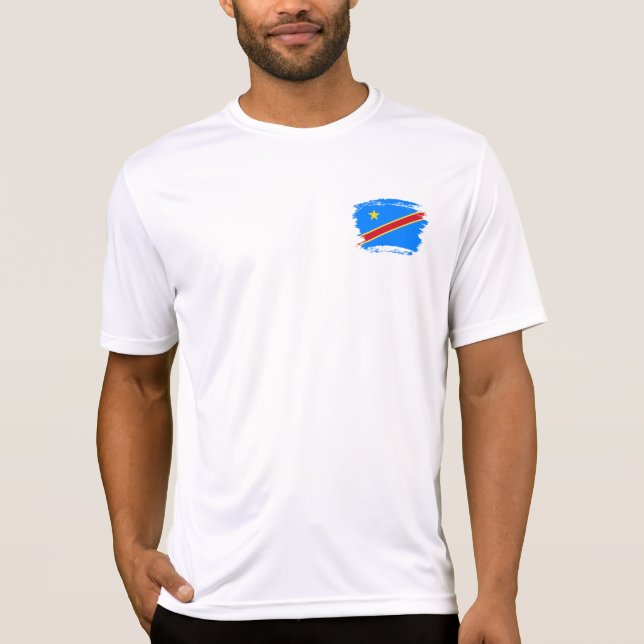 Camiseta Bandeira do Congo (Frente)