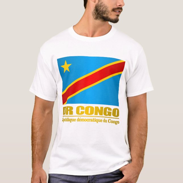 Camiseta Bandeira do Congo (Frente)