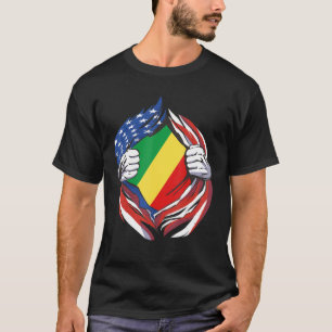 Camiseta Bandeira do Congo - Orgulho Americano do Meu Patri