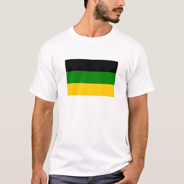 Camiseta Bandeira do Congresso Nacional Africano (Frente)