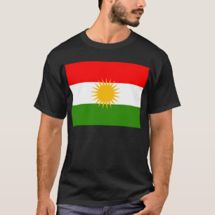 Camiseta Bandeira do Curdistão