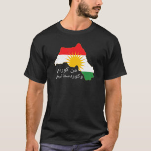 Camiseta Bandeira do Curdistão - Kurdi Men Kurdem