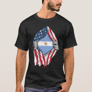 Camiseta Bandeira do Dentro de Sangue Argentino