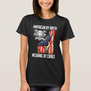 Camiseta Bandeira do Dia 4 de Julho da Garagem Americano po