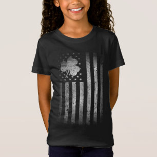 Camiseta Bandeira do Dia de Patricks - Vintage Irish Americ