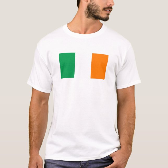 Camiseta Bandeira do diafragma irlandês (Frente)