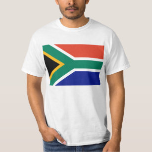 Camiseta Bandeira do diafragma sul-africano T