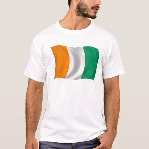 Camiseta Bandeira do d'Ivoire da costa - Costa do Marfim