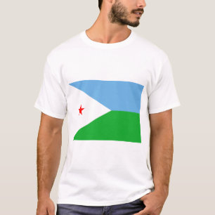 Camiseta bandeira do djibuti