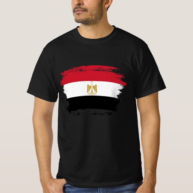 Camiseta Bandeira do Egito (Frente)