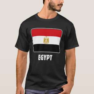 Camiseta Bandeira do Egito Orgulho Egípcio Patrimônio Águia