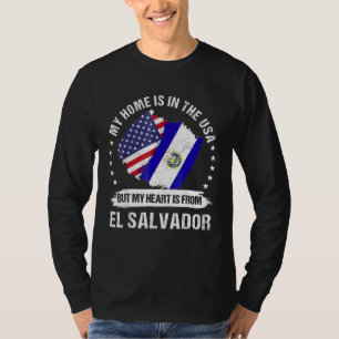 Camiseta Bandeira do El Salvador Patriota Americano Salvado