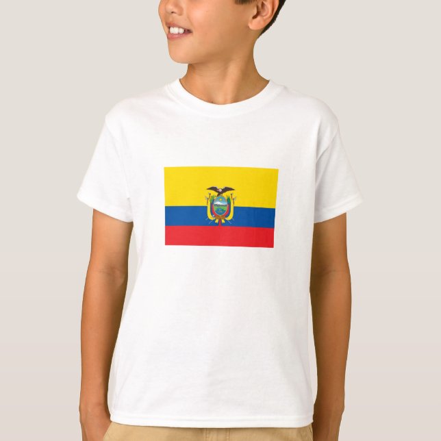 Camiseta Bandeira do Equador (Frente)
