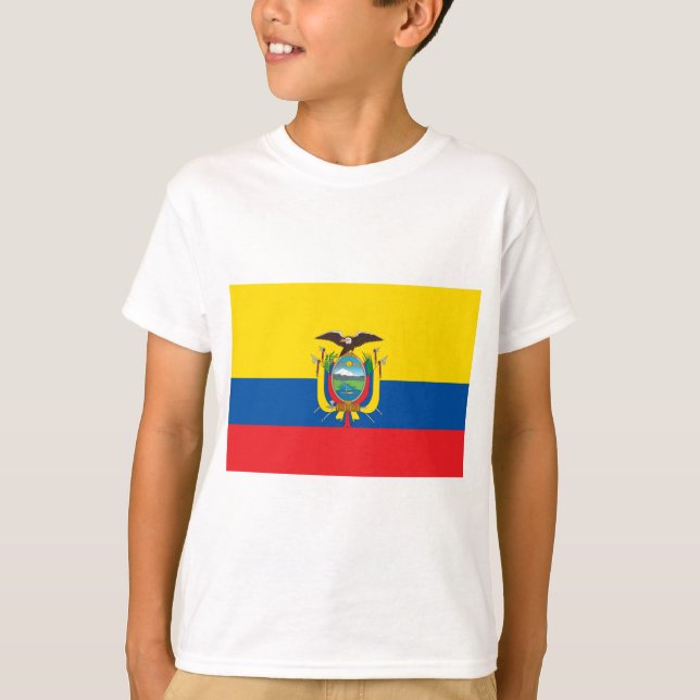 Camiseta Bandeira do Equador (Frente)