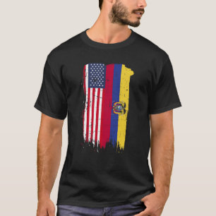 Camiseta Bandeira do Equador - Americano Equatoriano