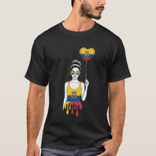 Camiseta Bandeira do Equador Orgulho Equatoriano 1