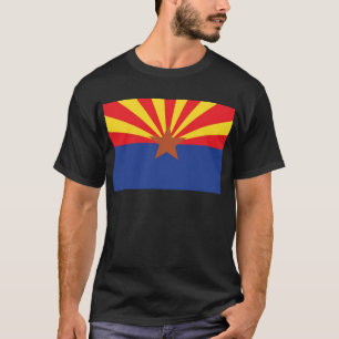 Camiseta Bandeira do estado da arizona
