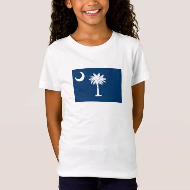 Camiseta Bandeira do Estado da Carolina do Sul (Frente)