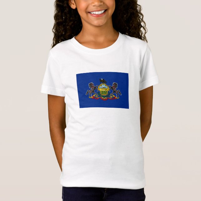 Camiseta Bandeira do Estado da Pensilvânia (Frente)