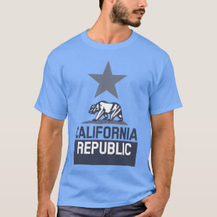 Camiseta Bandeira do Estado da REPÚBLICA DA CALIFÓRNIA