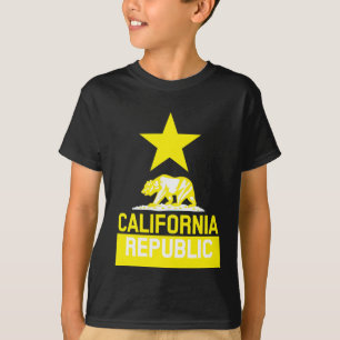 Camiseta Bandeira do Estado da REPÚBLICA DA CALIFÓRNIA