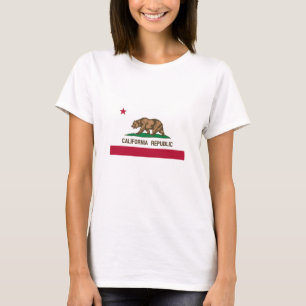 Camiseta Bandeira do Estado da República da Califórnia