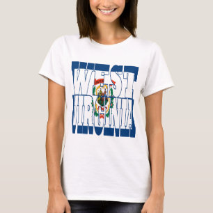 Camiseta Bandeira do Estado da Virgínia Ocidental