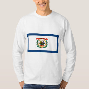 Camiseta Bandeira do Estado da Virgínia Ocidental
