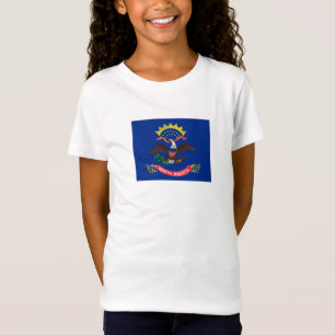 Camiseta Bandeira do Estado de Dakota do Norte